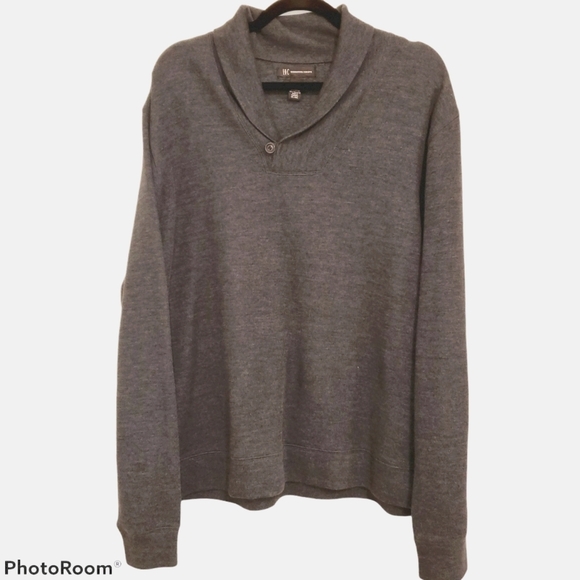 INC International Concepts Other - INC NWT Lightweight Long Sleeve Shawl Neck Sweater Grey 265